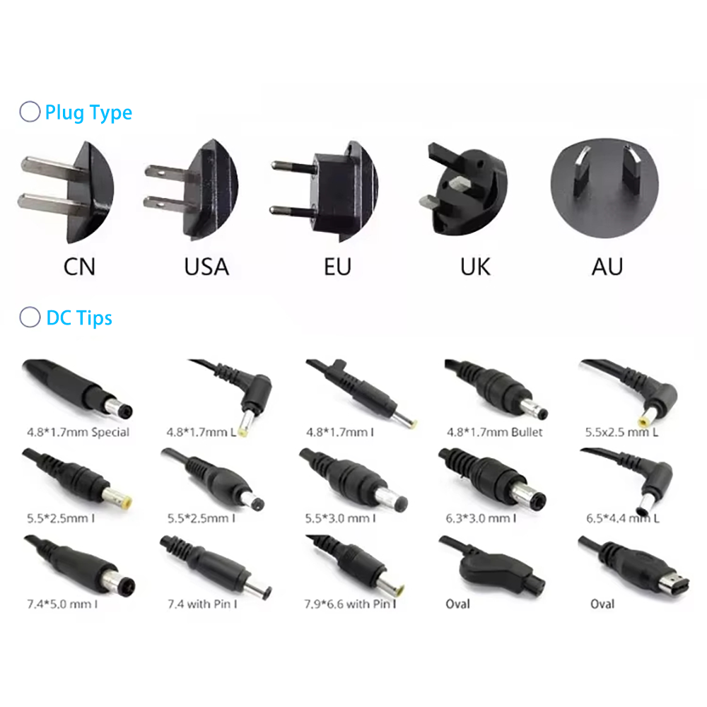 laptop charger plug and dc tips