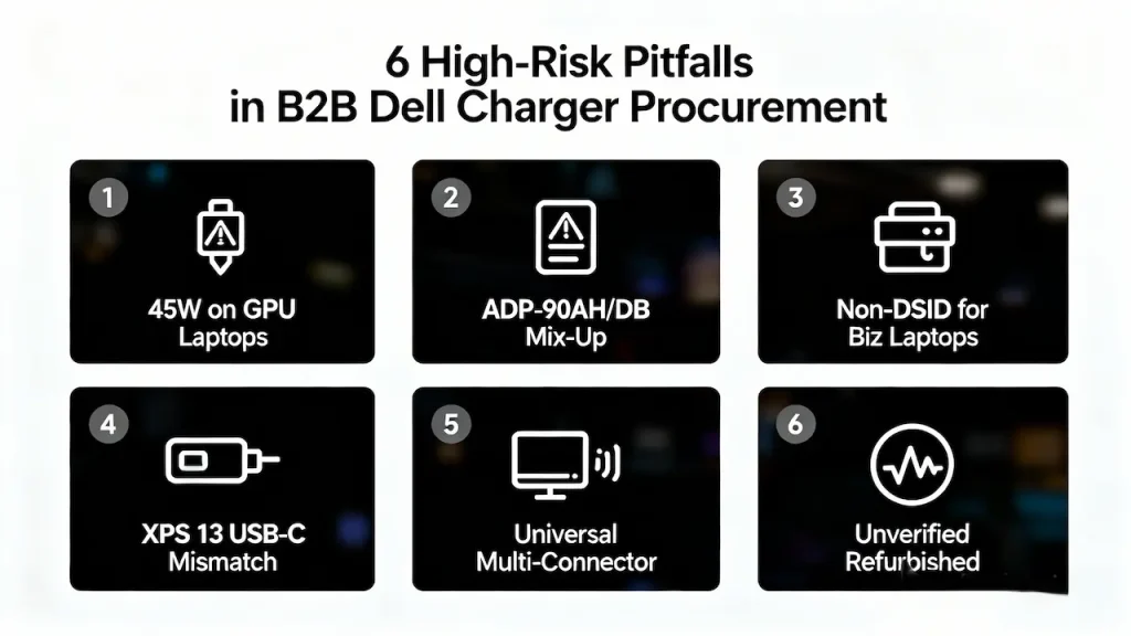 6 High-Risk Pitfalls in B2B Dell Charger Procurement