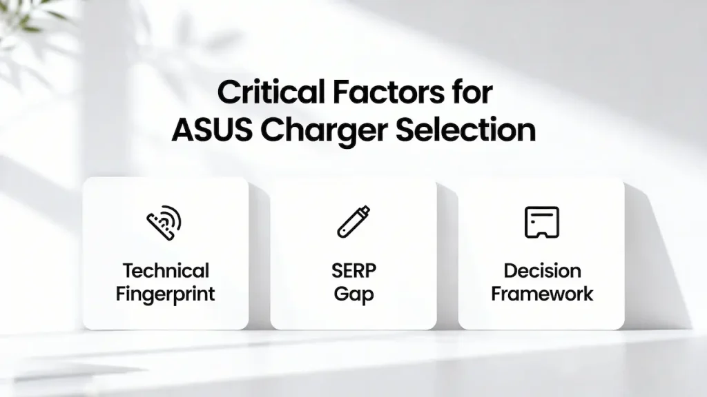 Critical Factors for B2B ASUS Charger Selection