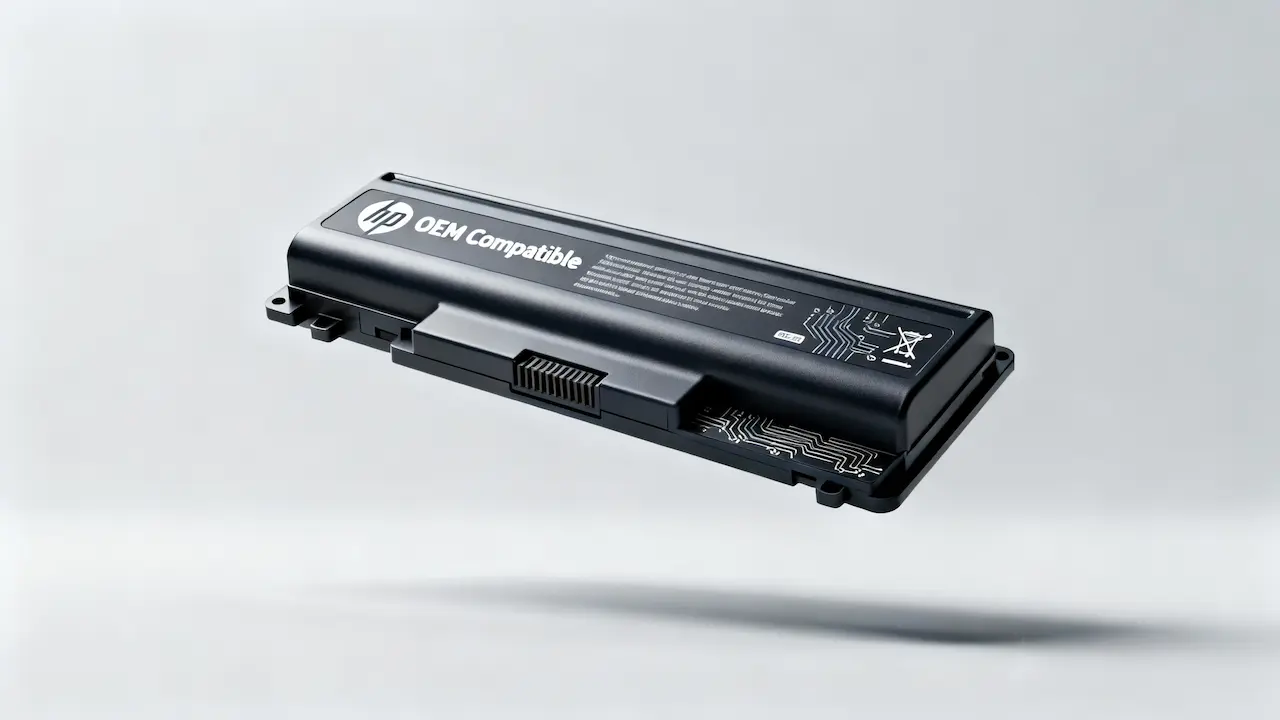 HP laptop battery Model with OEM Compatible label