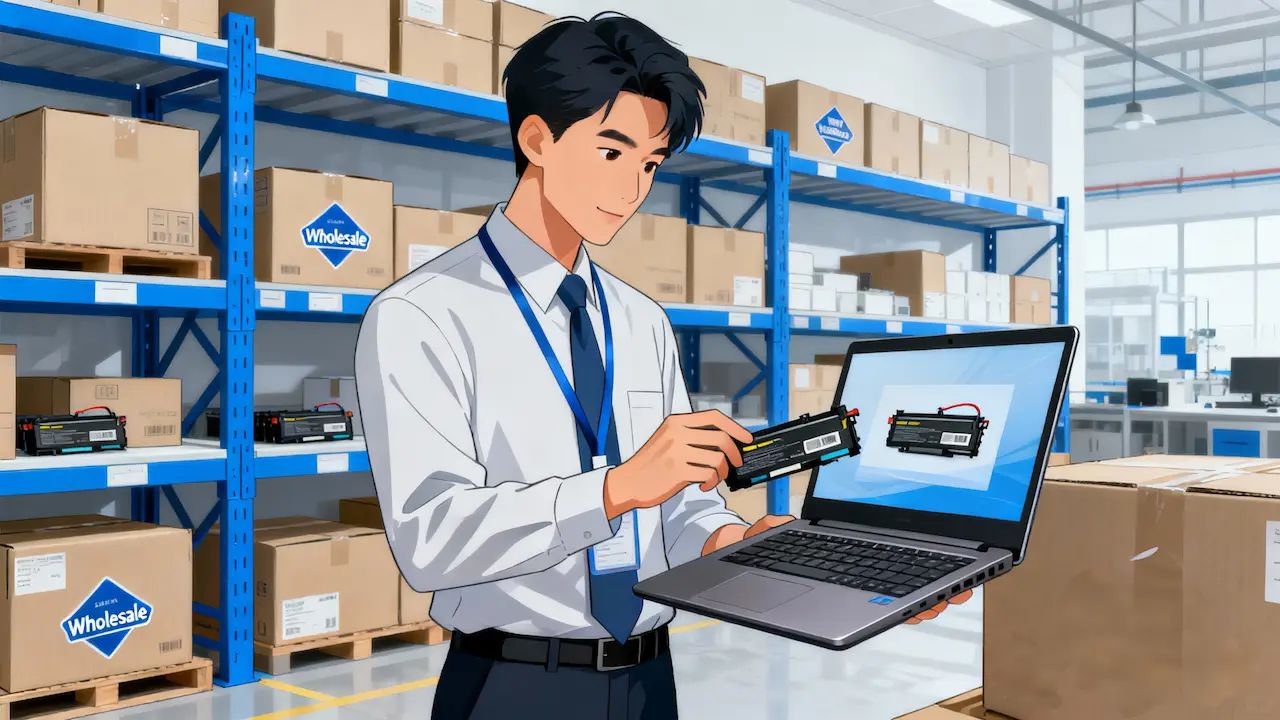 Professional B2B wholesale scene in a Shenzhen OEM factory