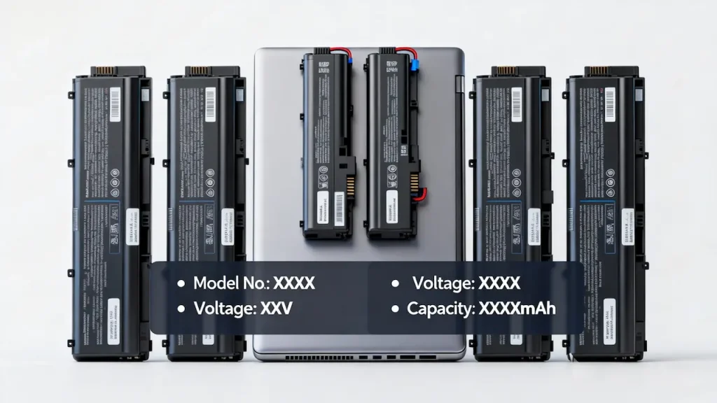 Toshiba laptop battery Model with OEM Compatible label