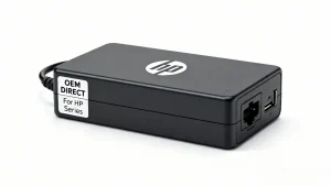 a hp laptop battery with oem label