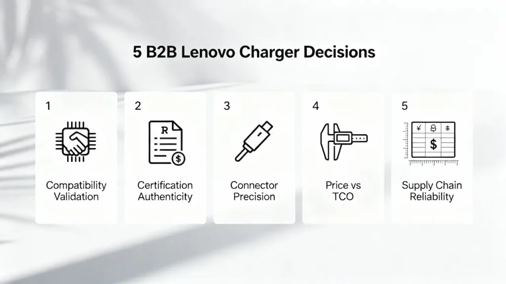 5 B2B lenovo charger decision