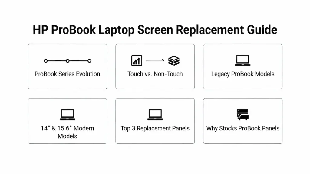 HP ProBook Laptop Screen Replacement Guide