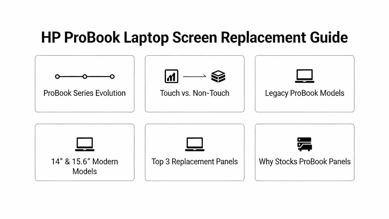 HP ProBook Laptop Screen Replacement Guide