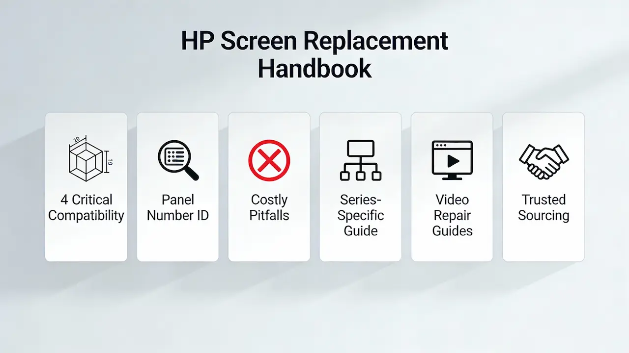 HP Screen Replacement Hanbook Blog Frame