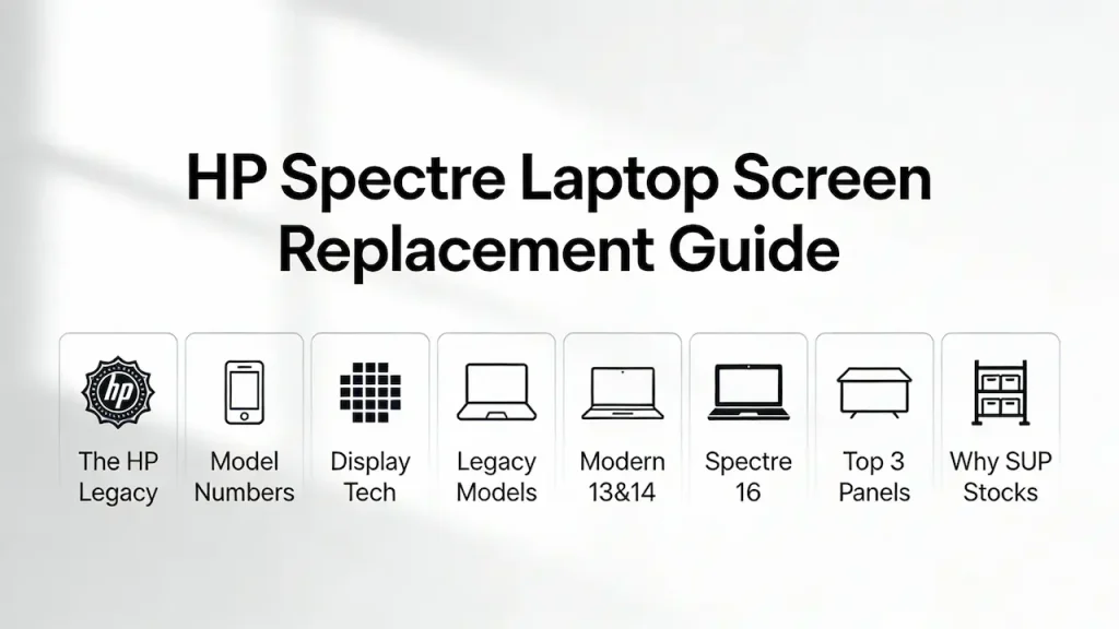 HP Specture Laptop Screen Replacement Guide