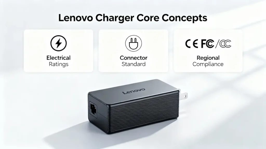 Lenovo Laptop Charger Core Concept