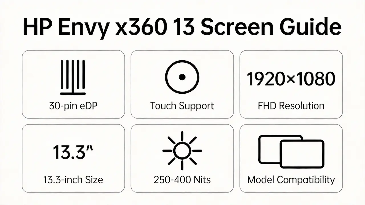 hp envy x360 13 screen guide