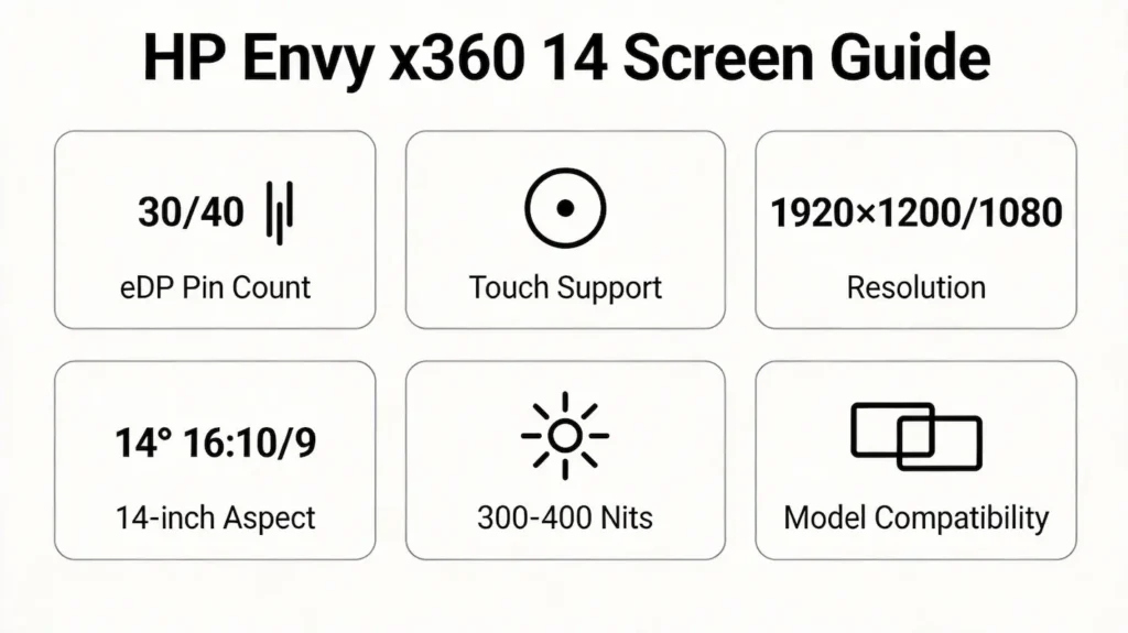 hp envy x360 14 screen guide