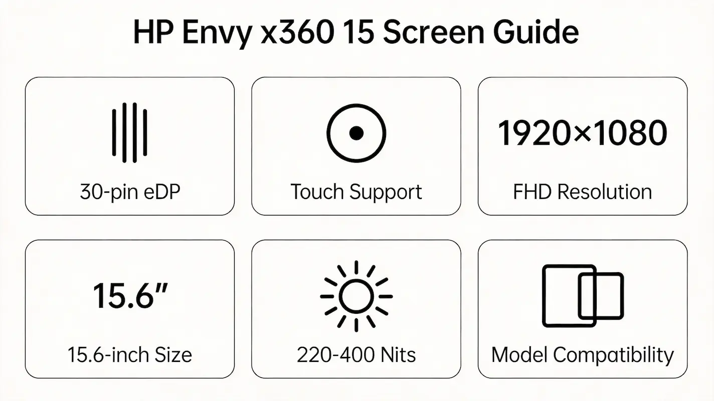 hp envy x360 15 screen guide