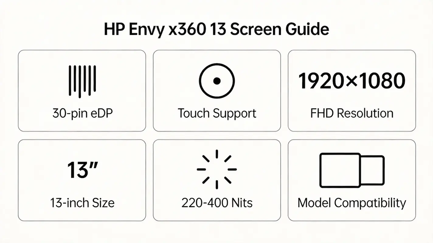 hp spectre x360 13 screen guide