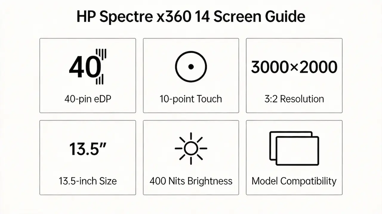 hp spectre x360 14 screen guide