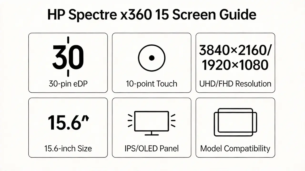 hp spectre x360 15 screen guide
