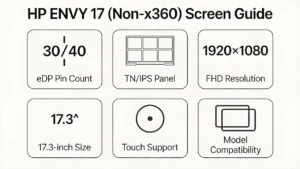 hp envy 17 screen guide