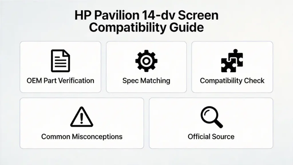 Guía de pantalla de la HP Pavilion 14 DV