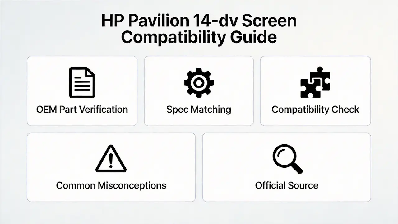 Guía de pantalla de la HP Pavilion 14 DV