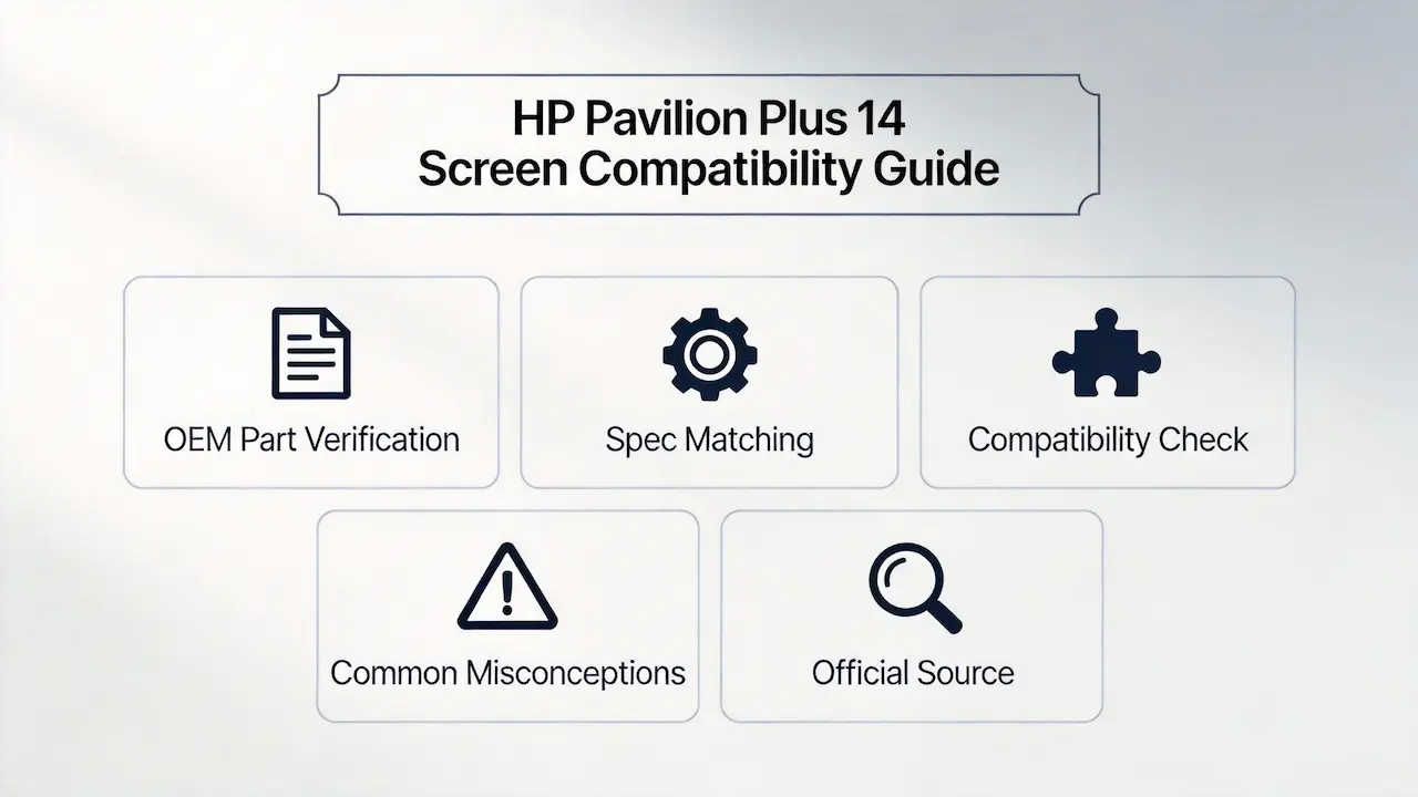Guía de pantalla de la HP Pavilion 14 Plus