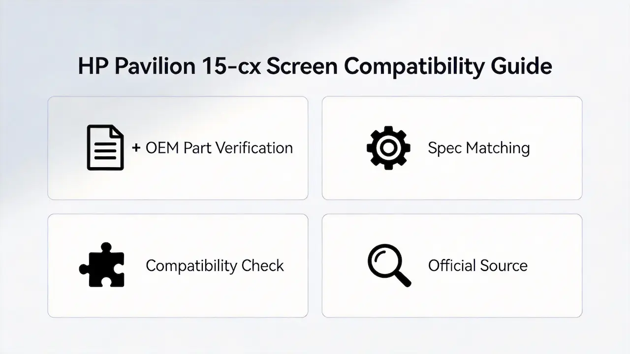 Guia de tela do HP Pavilion 15 CX