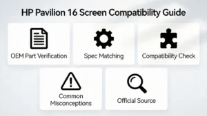 hp pavilion 16 screen guide
