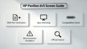 hp pavilion dv5 screen guide