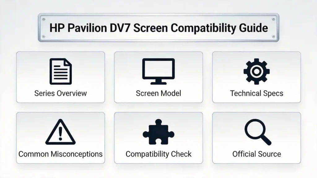 hp pavilion dv7 screen guide