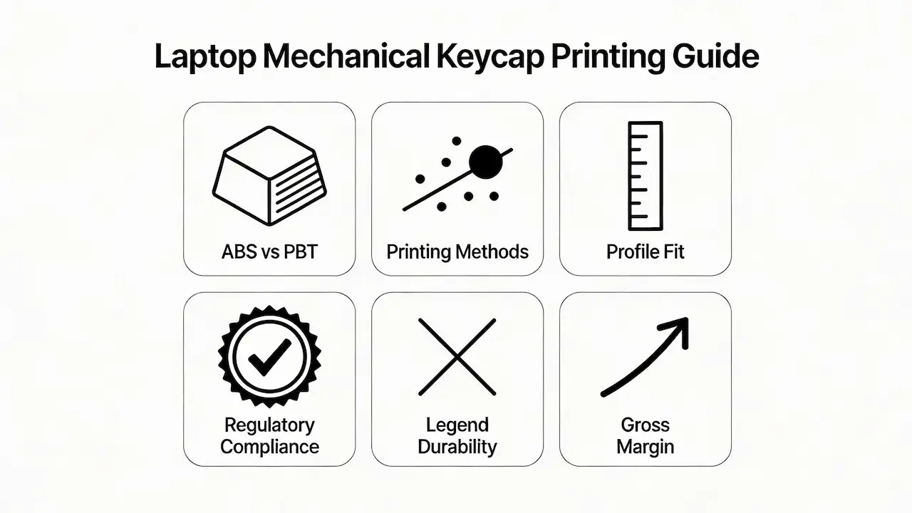 laptop mechanical keycap pringting guide