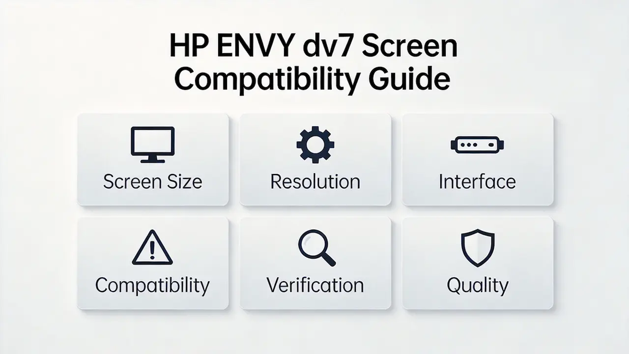 Guía de pantalla de la HP Envy DV7