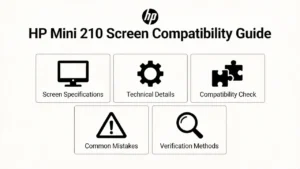 Guia de tela do HP Mini 210