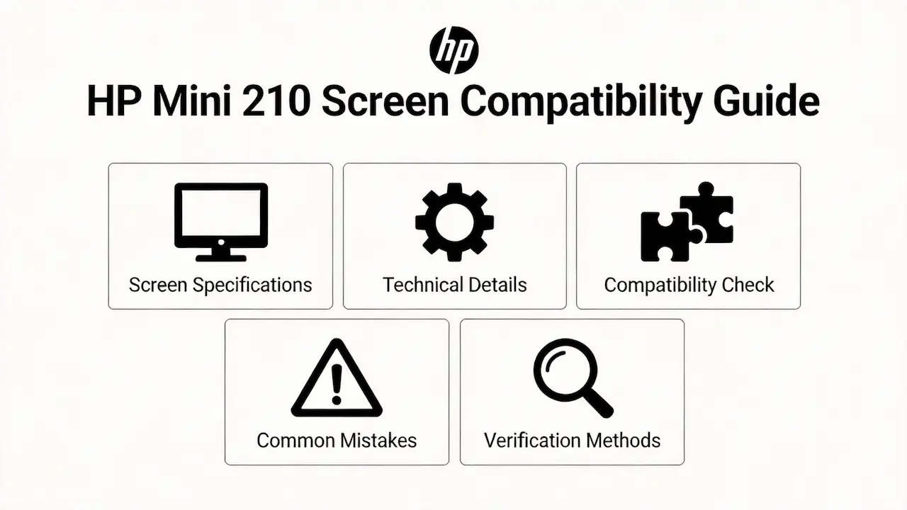Guia de tela do HP Mini 210