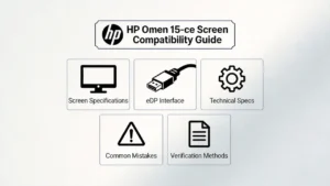 Guía de pantalla de la HP Omen 15 CE