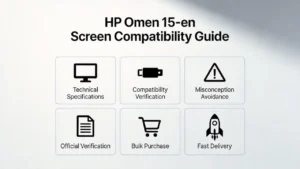 Guía de pantalla de la HP Omen 15 en