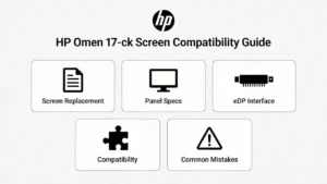 Guía de pantalla de la HP Omen 17 CK