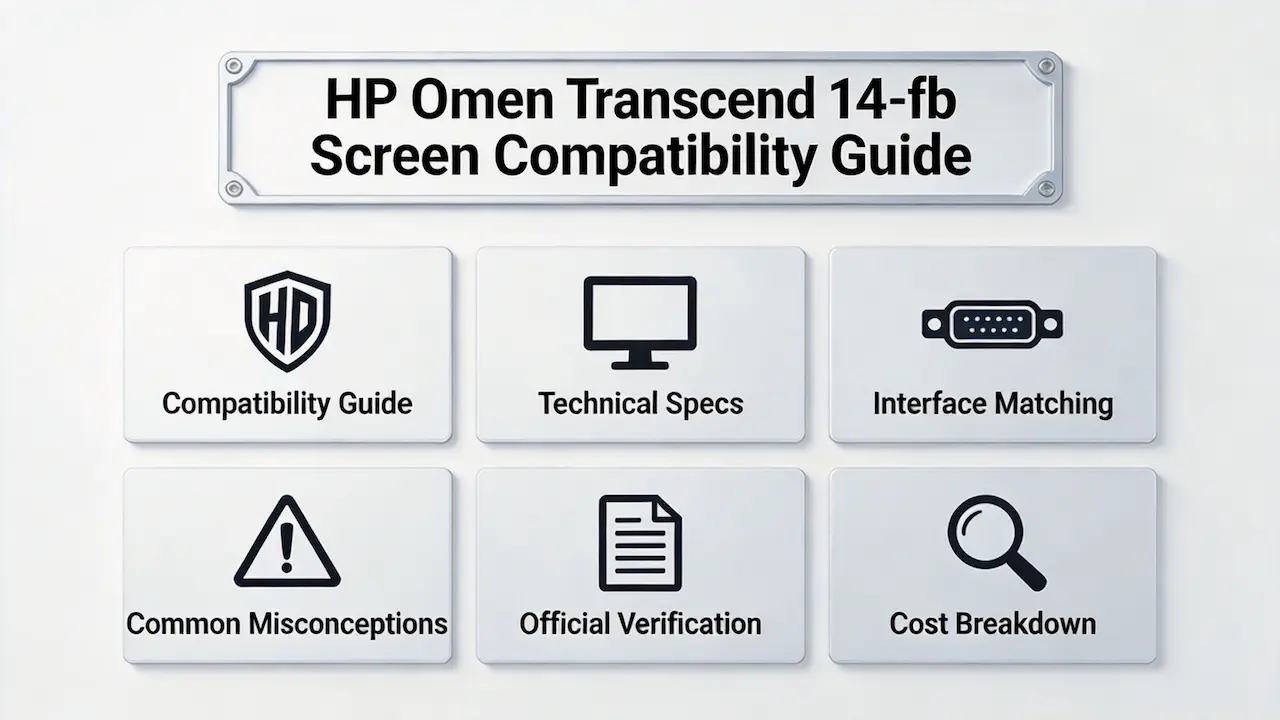 Guía de pantalla de la HP Omen Transcend 14 FB
