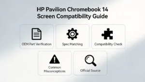 hp pavilion 14 chromebook screen guide