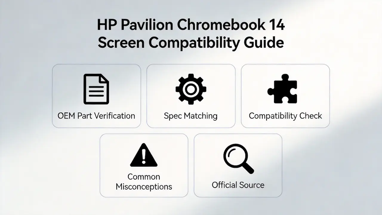 hp pavilion 14 chromebook screen guide