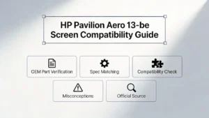 hp pavilion aero 13 be screen guide