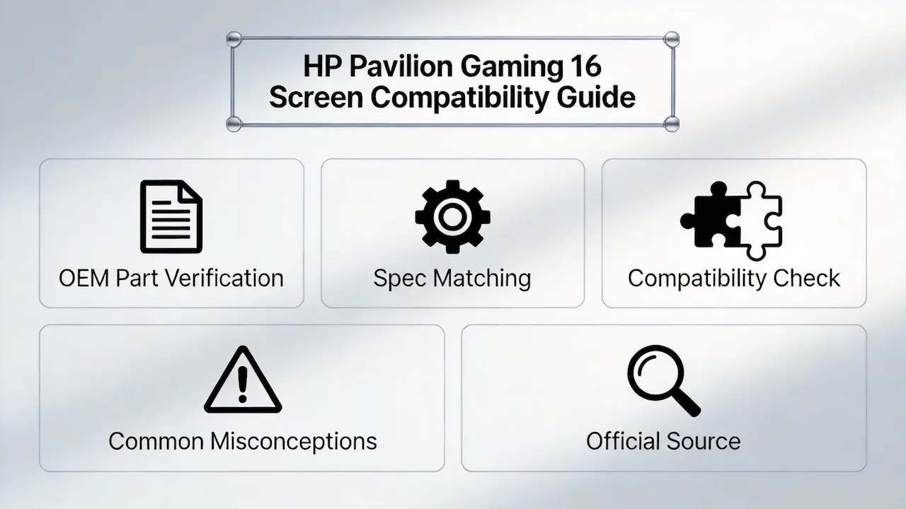 hp pavilion gaming 16 screen guide