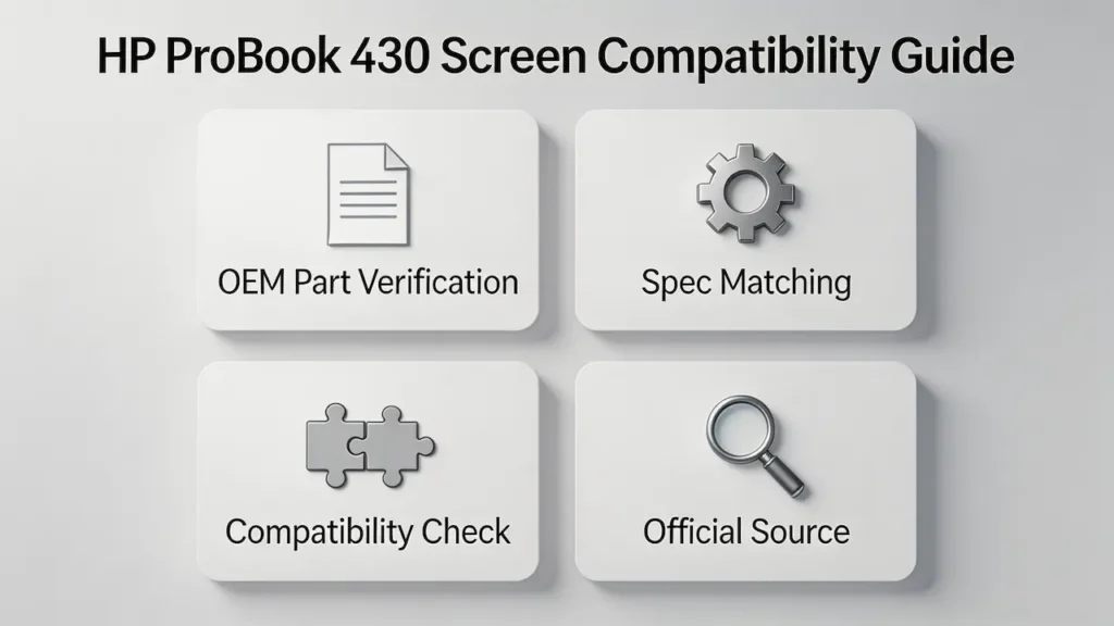 hp probook 430 screen guide