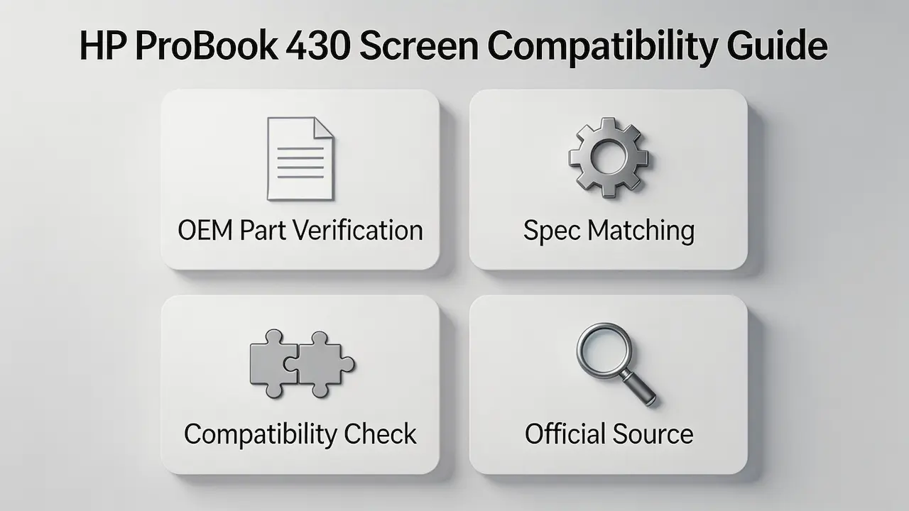 hp probook 430 screen guide