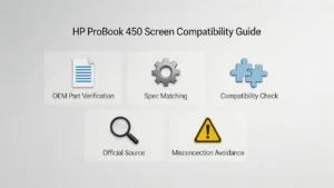 hp probook 450 screen guide