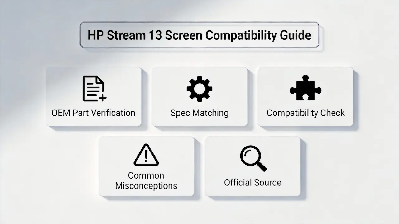 Guia de tela do HP Stream 13
