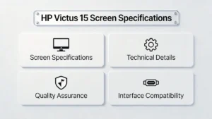 Guía de pantalla de la HP Victus 15