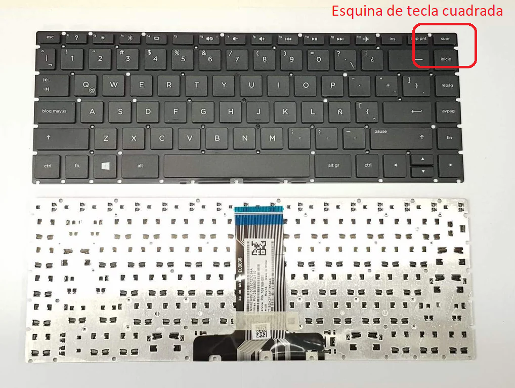 KEYBOARD HP COMPAQ 240 G6 245 G6 246 G6 14-BS000 14-BS100 14-BS500 14T-BS000 HP 14-BP000 WITHOUT FRAME