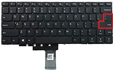 KEYBOARD LENOVO V310-14ISK V310-14IKB V510-14IKB SN20K81824 ENGLISH BLACK WITHOUT FRAME - Image 2