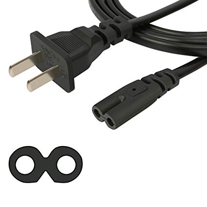 CABLE POWER AC DE 2 PINS FOR CHARGERS TV ELECTRODOMESTICOS - Image 2