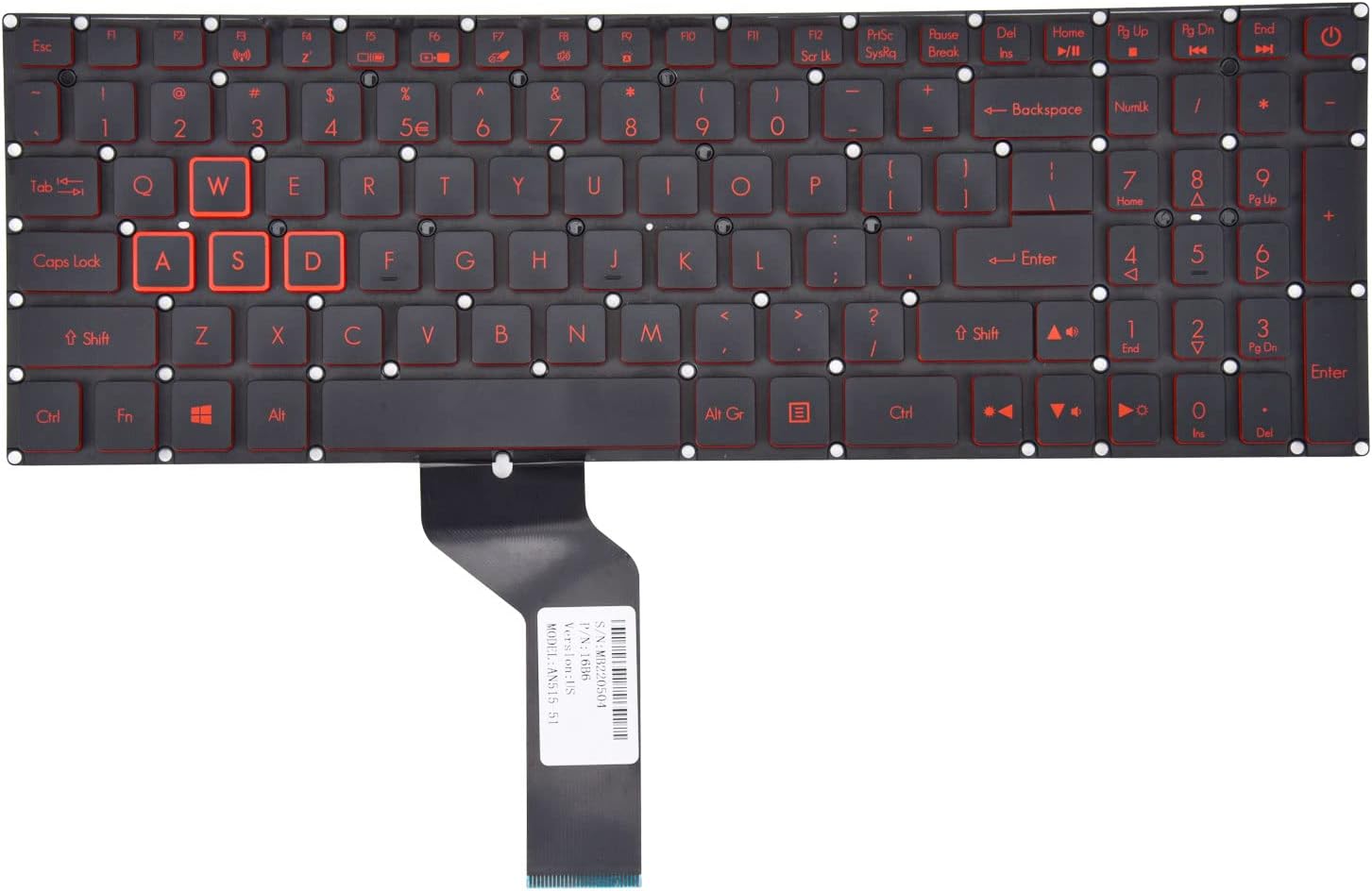 KEYBOARD ACER NITRO 5 AN515-51 AN515-31 AN515-53 AN515-52 AN515-53 AN515-53-55G9 - Image 5