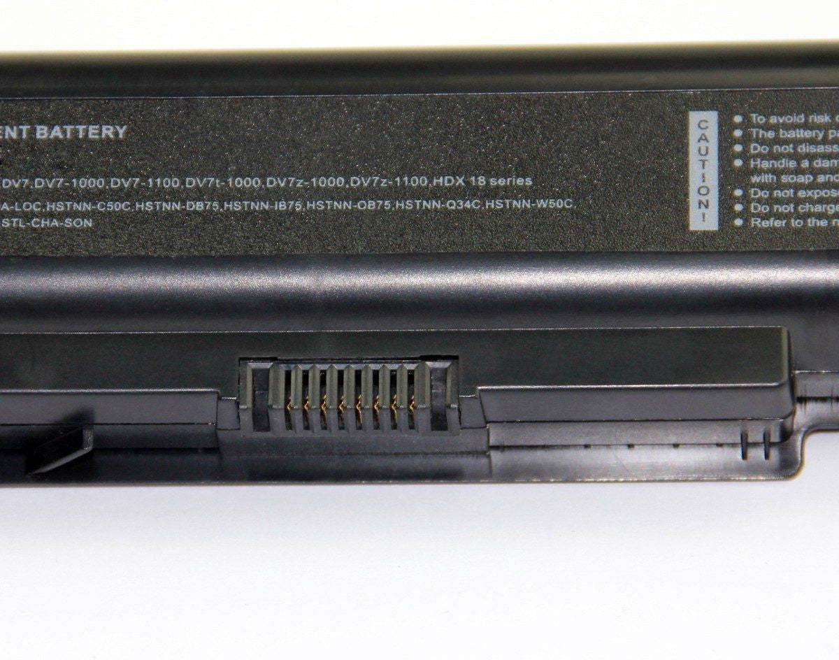BATTERY HP COMPAQ * DV7 DV8 HDX18 DV7-1000 DV7-2000 DV-3000 8 CELLS - Image 2