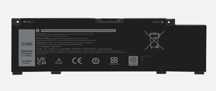 BATTERY DELL INSPIRON G3 15 3500 3590 G5 15 5500 | 51WH | 266J9